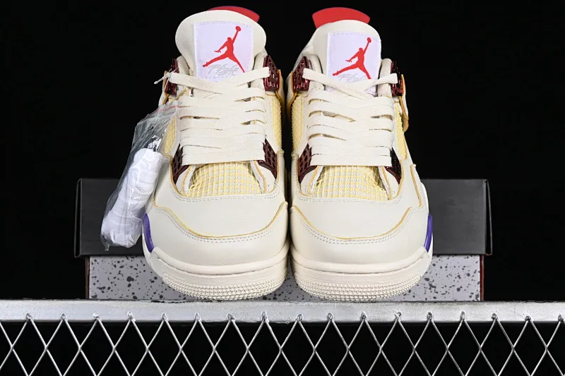 All categories Air Jordan Jordan series basketball shoes Air Jordan 4 J.Balvin x Air Jordan 4 Retro AJ4 Joe 4 rainbow gradient DH6927-901